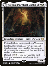 Katilda, Dawnhart Martyr (VOW-021) - Innistrad: Crimson Vow: (Double Faced Transform) Foil