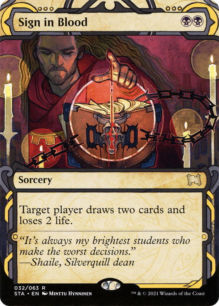 Sign in Blood [STA - 32]