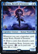 Rona, Herald of Invasion (PRE-75S) - March of the Machine Promos Foil