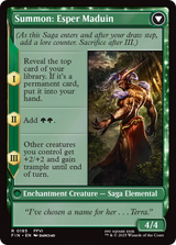 Esper Origins (FIN-185) - FINAL FANTASY: (enchantment) Foil