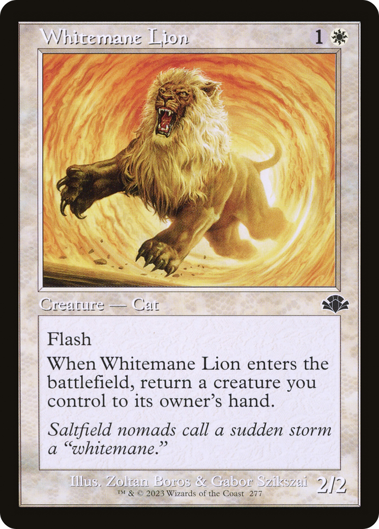 Whitemane Lion (Retro Frame) [DMR - 277]