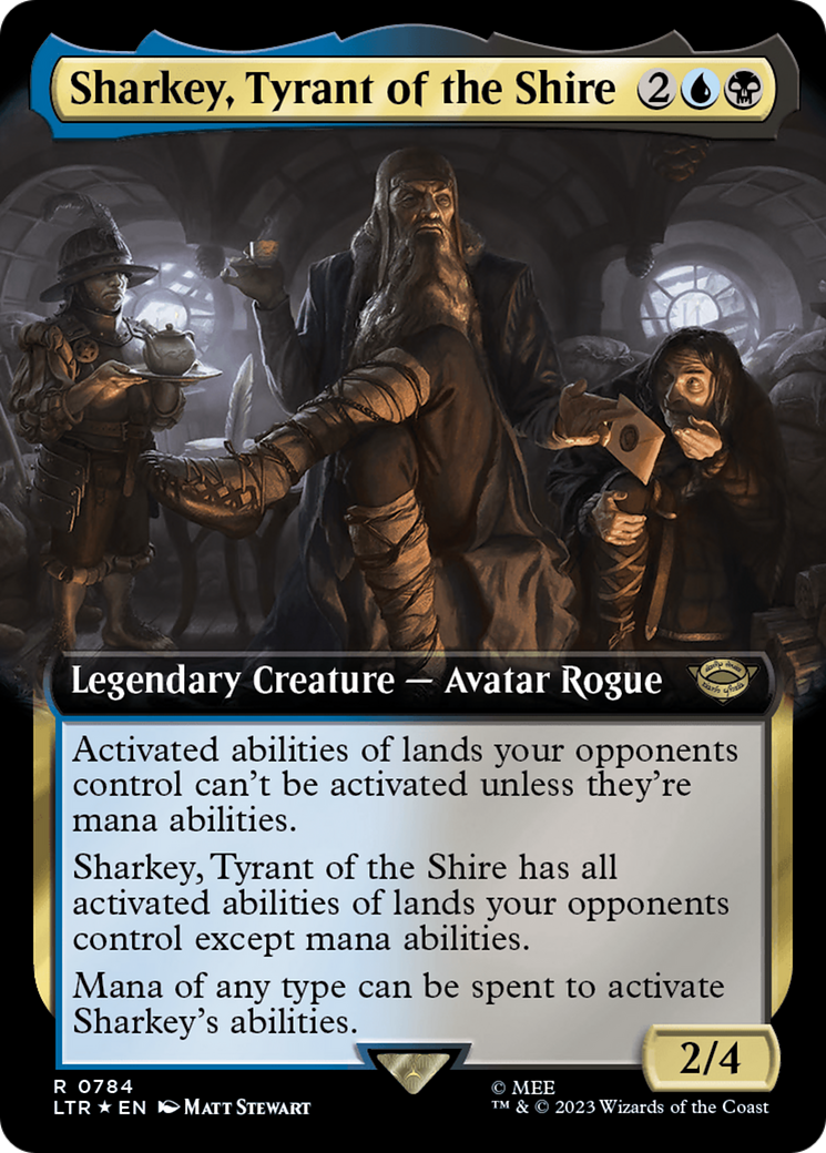 Sharkey, Tyrant of the Shire (Extended Art) (Surge Foil) [LTR - 784]
