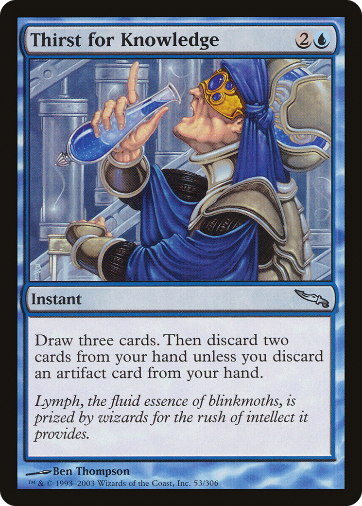 Thirst for Knowledge [MRD - 53]