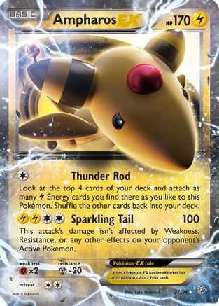 Ampharos EX [AOR - 27/98]