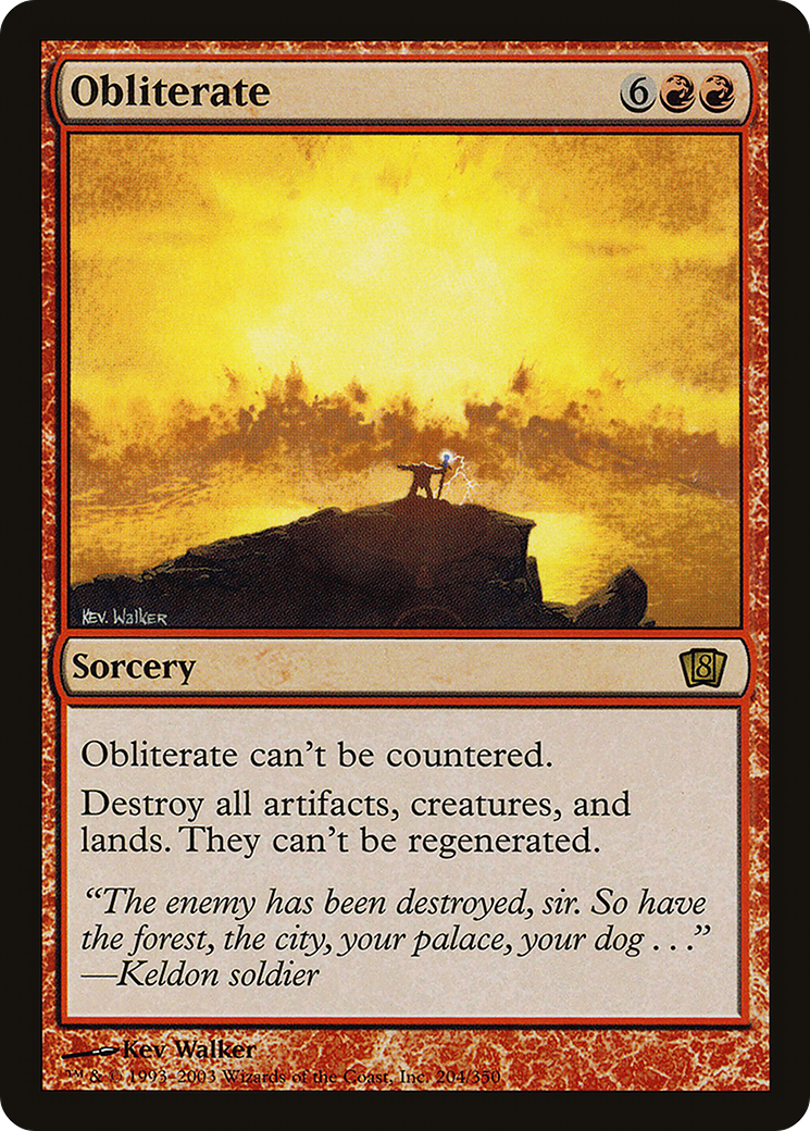 Obliterate [8ED - 204]