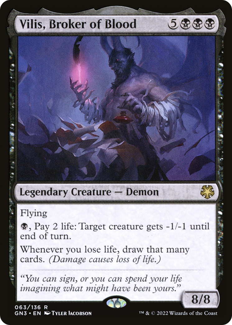 Vilis, Broker of Blood [GN3 - 63]