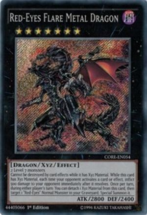Red-Eyes Flare Metal Dragon (CORE-EN054) - Clash of Rebellions Unlimited