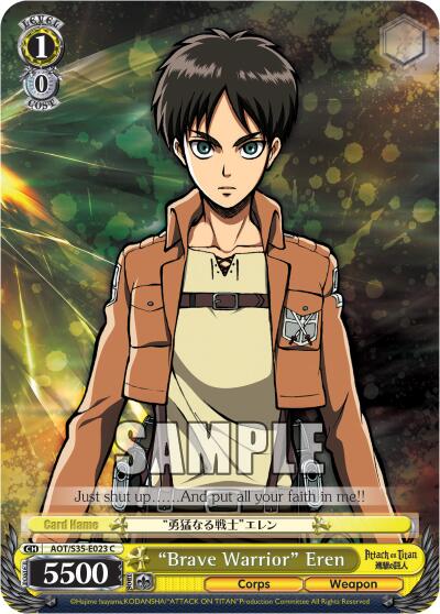 "Brave Warrior" Eren [AOT/S35 - AOT/S35-E023 C]