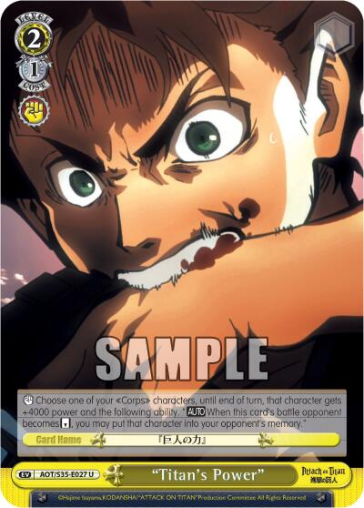 "Titan's Power" [AOT/S35 - AOT/S35-E027 U]