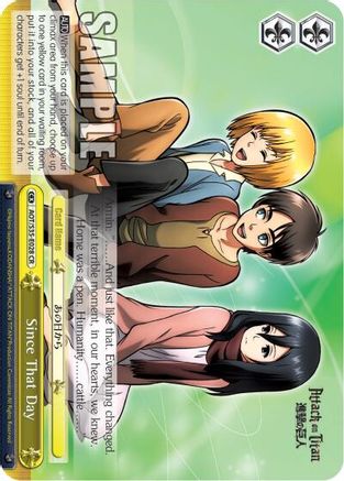 Since That Day [AOT/S35 - AOT/S35-E028 CR]