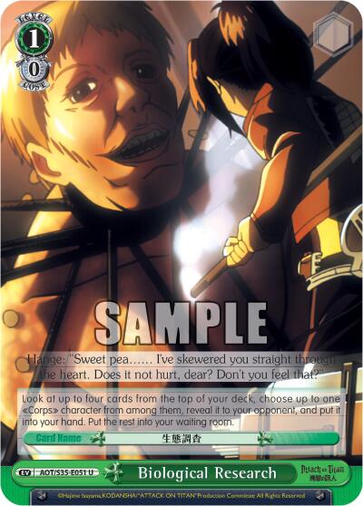 Biological Research [AOT/S35 - AOT/S35-E051 U]