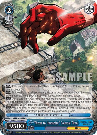 "Threat to Humanity" Colossal Titan [AOT/S35 - AOT/S35-E092 U]