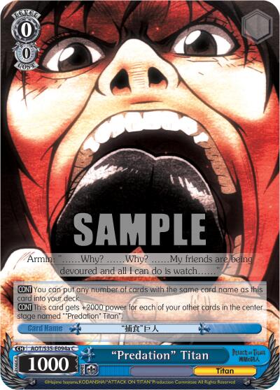 "Predation" Titan (A) [AOT/S35 - AOT/S35-E094a C]