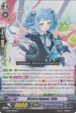 Victory Appeal, Filie (G-CB01/029EN) - G-CB01: Academy of Divas