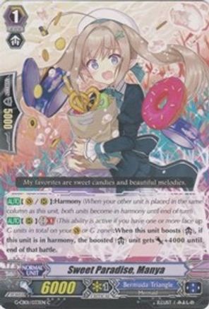 Sweet Paradise, Manya (G-CB01/033EN) - G-CB01: Academy of Divas