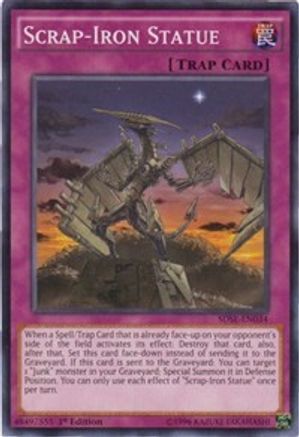 Scrap-Iron Statue (SDSE-EN034) - Structure Deck: Synchron Extreme 1st Edition