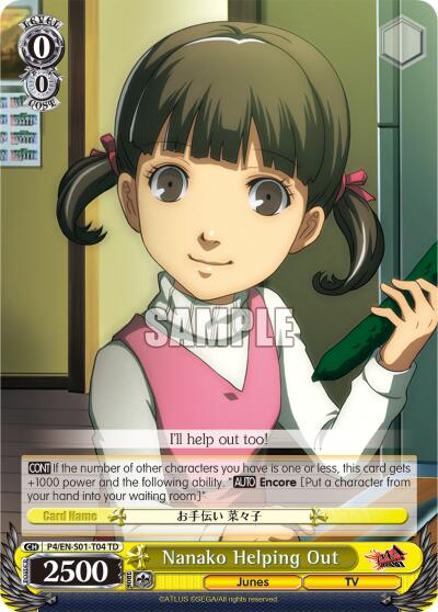 Nanako Helping Out [P4/EN-S01 - P4/EN-S01-T04 TD]