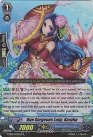 Duo Gorgeous Lady, Kazuha (W - RR Foil) (G-CB01/019EN W) - G-CB01: Academy of Divas