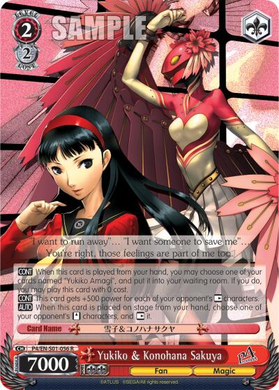 Yukiko & Konohana Sakuya [P4/EN-S01 - P4/EN-S01-056 R]