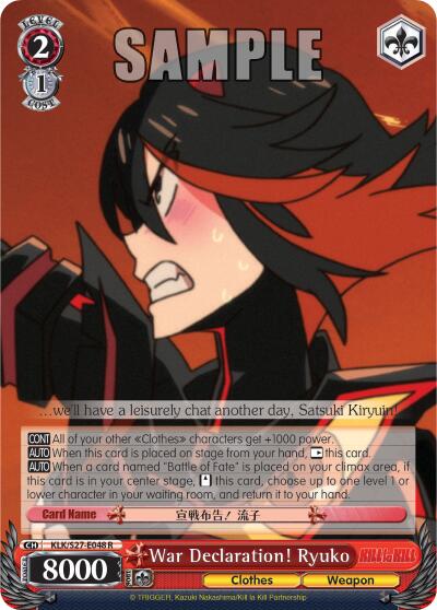 War Declaration! Ryuko [KLK/S27 - KLK/S27-E048 R]