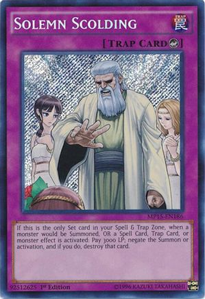 Solemn Scolding [MP15 - MP15-EN186]