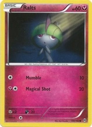 Ralts (100) 100  - Reverse Holofoil XY  BREAKthrough - Common