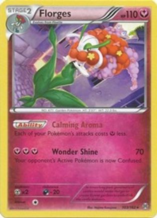 Florges 103/162  - Reverse Holofoil XY  BREAKthrough - Rare