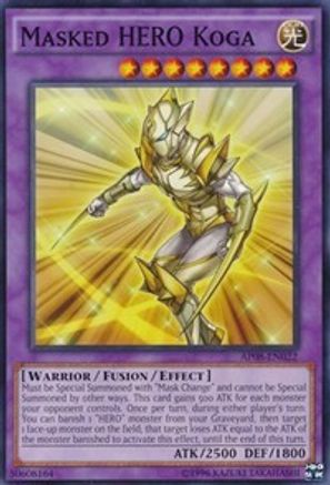 Masked HERO Koga (AP08-EN022) - Astral Pack 8 Unlimited
