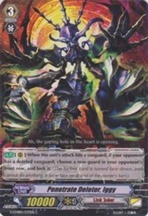 Penetrate Deletor, Iggy (G-CMB01/037EN) - G-CMB01: Vanguard & Deletor