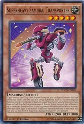 Superheavy Samurai Transporter (DOCS-EN005) - Dimension of Chaos 1st Edition