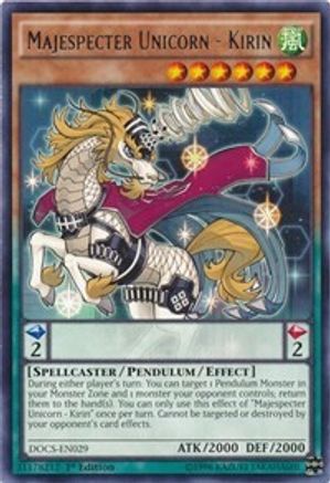 Majespecter Unicorn - Kirin [DOCS - DOCS-EN029]