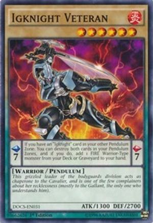 Igknight Veteran (DOCS-EN031) - Dimension of Chaos Unlimited