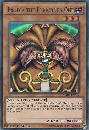 Exodia the Forbidden One [YGLD - YGLD-ENA17]