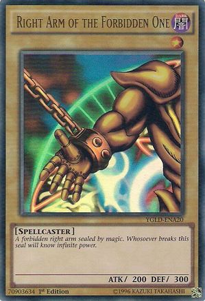 Right Arm of the Forbidden One [YGLD - YGLD-ENA20]
