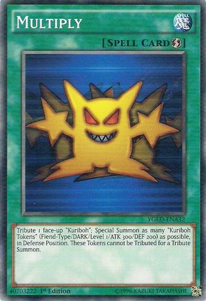 Multiply (A) (YGLD-ENA32) - King of Games: Yugi's Legendary Decks 1st Edition