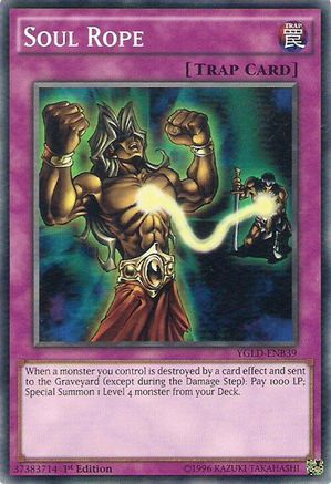 Soul Rope (YGLD-ENB39) - King of Games: Yugi's Legendary Decks 1st Edition