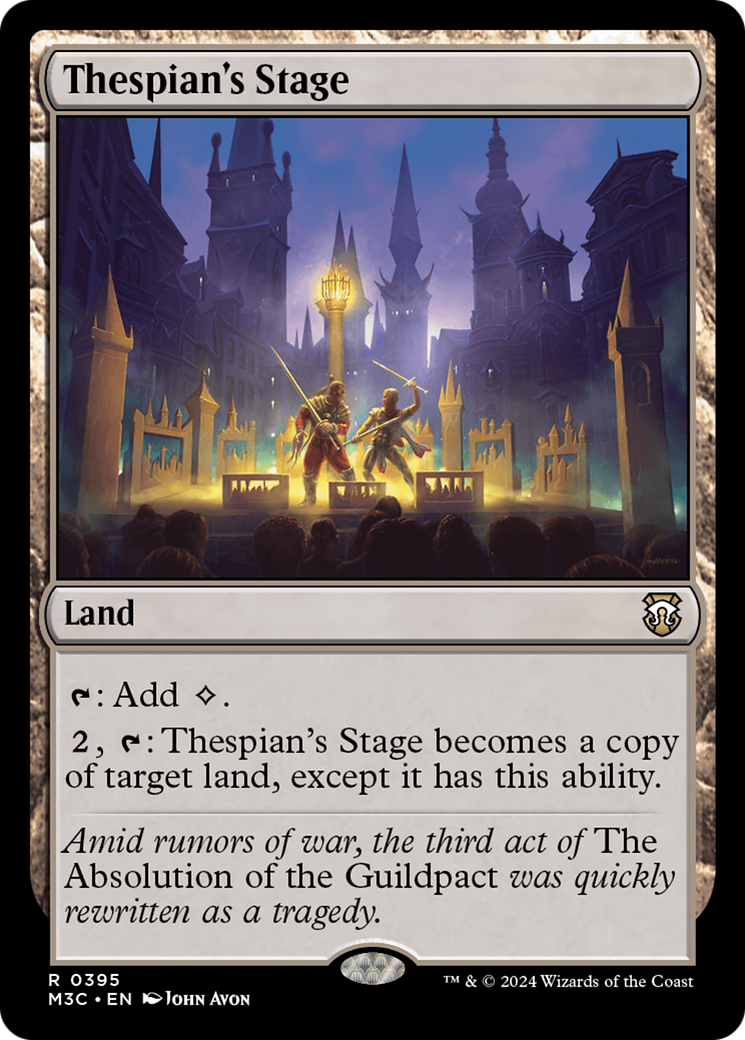 Thespian's Stage [M3C - 395]