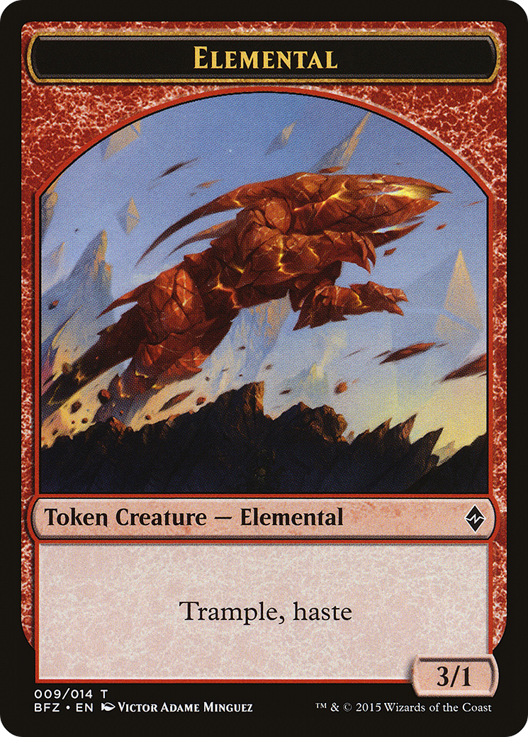 Elemental Token (009) [BFZ - 9]