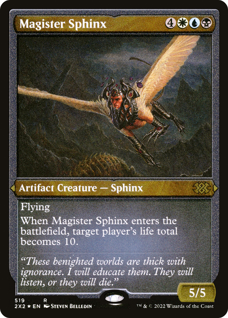 Magister Sphinx (Foil Etched) [2X2 - 519]
