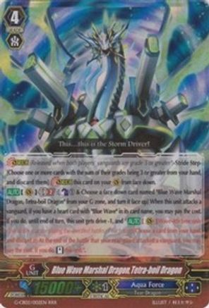 Blue Wave Marshal Dragon, Tetra-boil Dragon [G-CB02 - G-CB02/002EN]