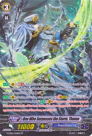 One Who Surpasses the Storm, Thavas (Alternate Art SP) (G-CB02/S06) - G-CB02: Commander of the Incessant Waves