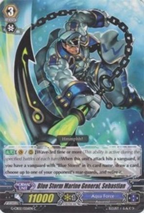 Blue Storm Marine General, Sebastian (G-CB02/026EN) - G-CB02: Commander of the Incessant Waves