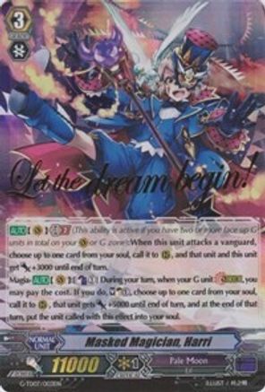Masked Magician, Harri (Hot Stamped) (G-TD07/003EN) - G-TD07: Illusionist of the Crescent Moon