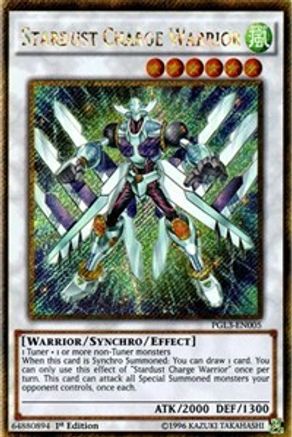 Stardust Charge Warrior [PG3 - PGL3-EN005]