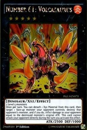 Number 61: Volcasaurus [PG3 - PGL3-EN073]