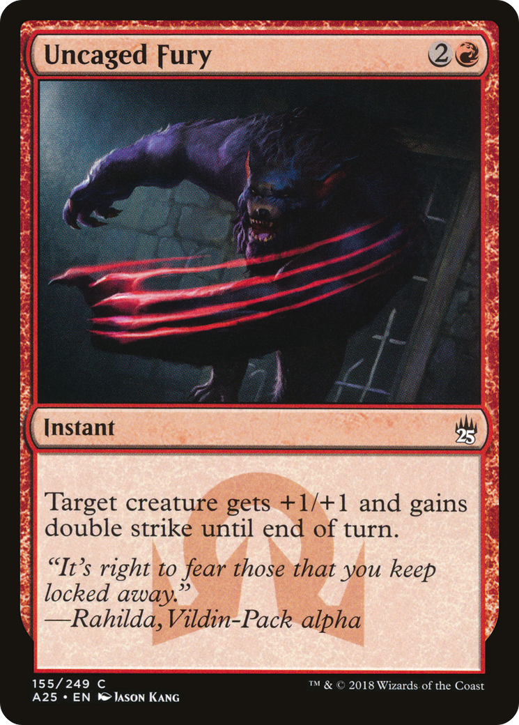 Uncaged Fury [A25 - 155]