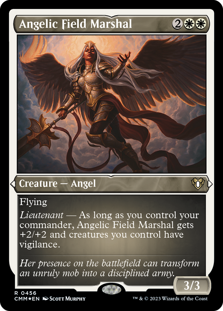 Angelic Field Marshal (Foil Etched) [CMM - 456]
