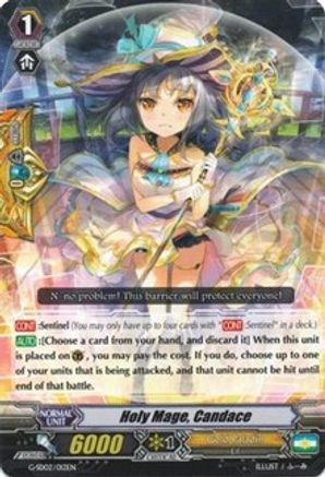 Holy Mage, Candace (G-SD02/012EN) - G-Start Deck 2: Knight of the Sun