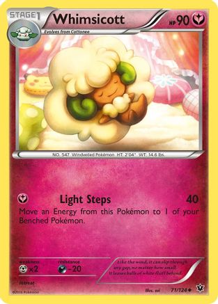 Whimsicott 071  XY  Fates Collide - Uncommon