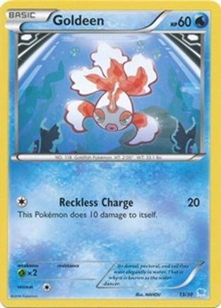Goldeen (13) 013  XY Trainer Kit Pikachu Libre & Suicune - Common